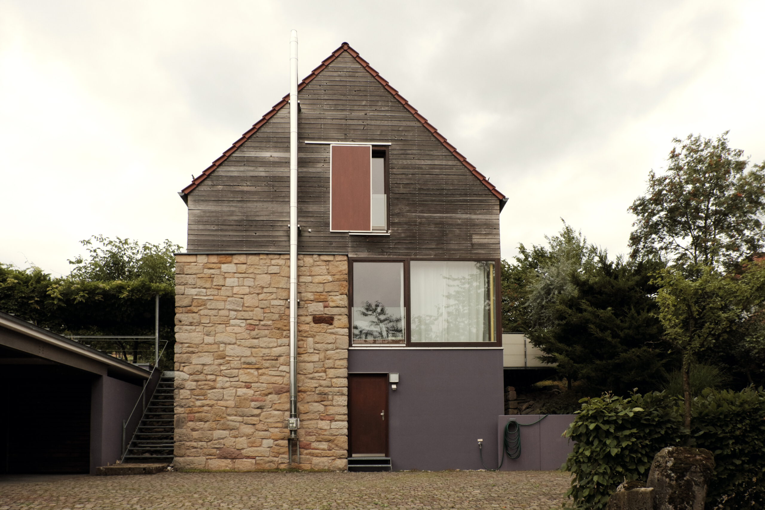 Ferienhaus Reich Frontansicht Ferienhaus