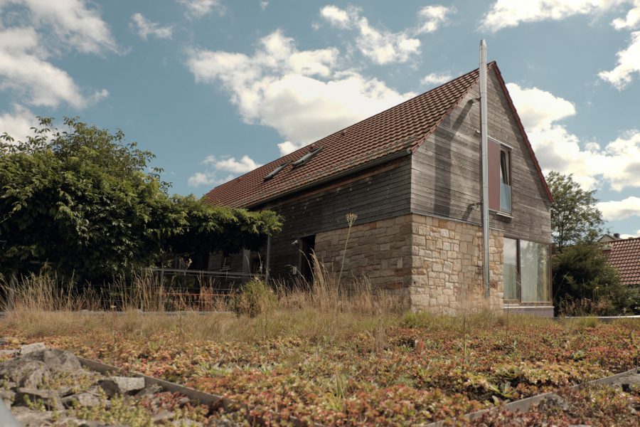 Seitenansicht Ferienhaus Reich