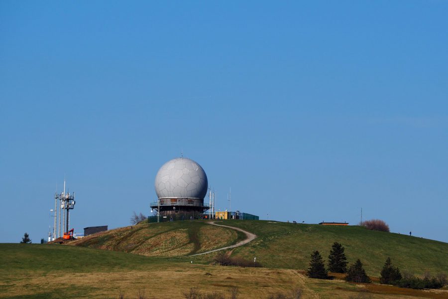 Wasserkuppe mit Radon